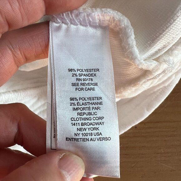 Workshop Republic Womens Plus Sz 2X Quilted Funnel Neck Pullover Sweater White - Picture 9 of 12